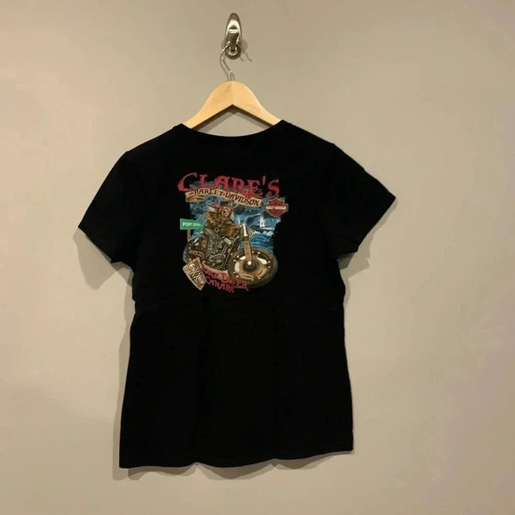 Clare’s Harley  Davidson Port Dover 2017 T-Shirt - Picture 2 of 5